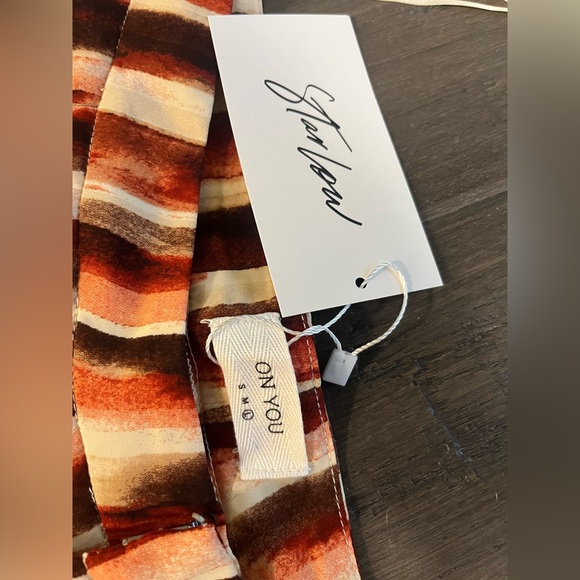 Striped Palazzo Pants, size Large - Picture 5 of 6